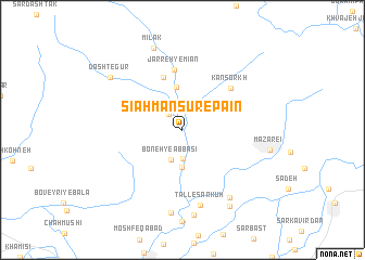 map of Sīāh Manşūr-e Pā\