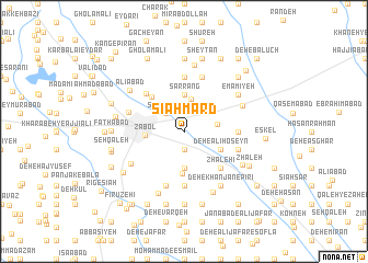 map of Sīāh Mard