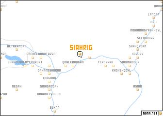 map of Sīāh Rīg