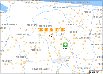 map of Sīāhrūd Kenār