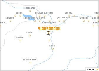 map of Sīāh Sangak