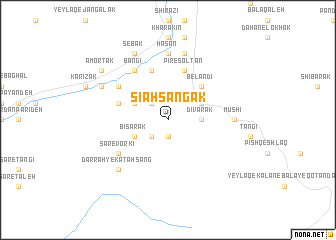 map of Sīāh Sangak