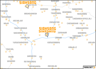 map of Sīāh Sang