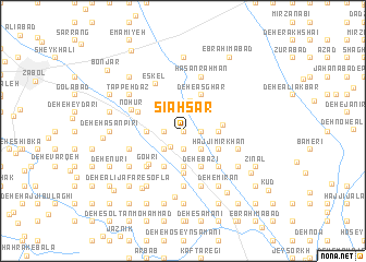 map of Sīāh Sar