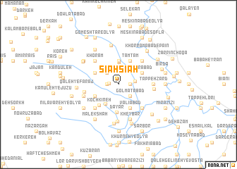 map of Sīāh Sīāh