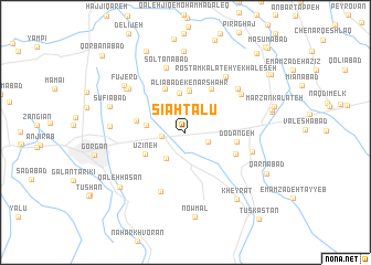 map of Sīāh Talū