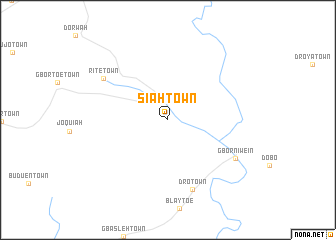 map of Siah Town
