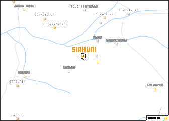 map of Sīāhūnī