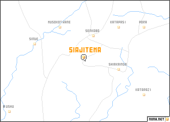 map of Siajitema