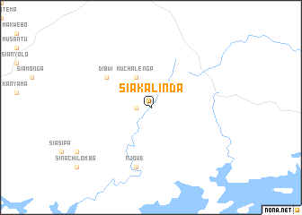 map of Siakalinda