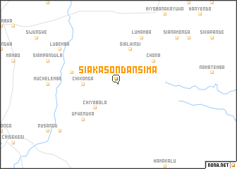 map of Siakasondansima