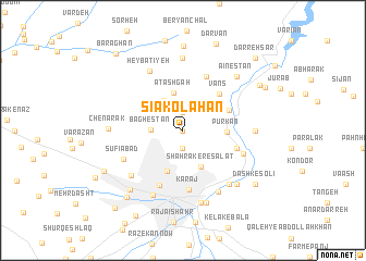 map of Sīākolāhān