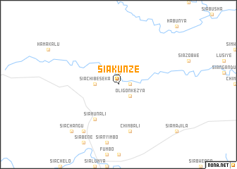 map of Siakunze