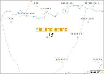 map of Sialangkubang