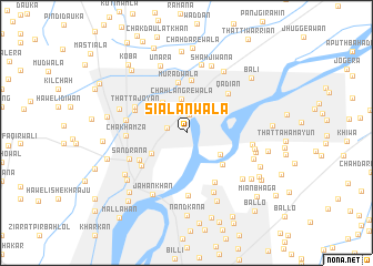 map of Siālānwāla