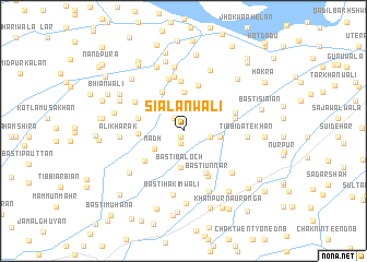 map of Siālānwāli