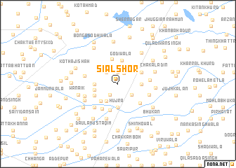 map of Siāl Shor
