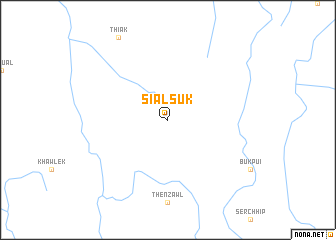 map of Sialsūk