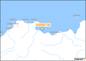 map of Siamatai