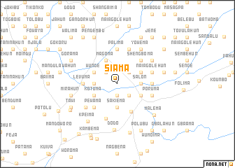 map of Siama