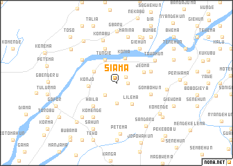 map of Siama