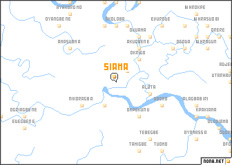 map of Siama