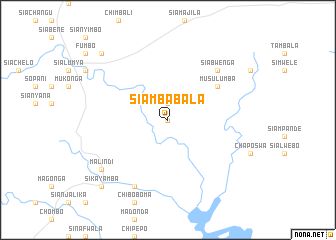 map of Siambabala