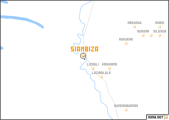 map of Siambiza