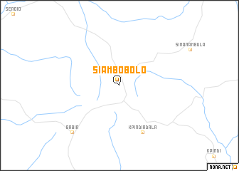 map of Siambobolo
