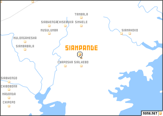 map of Siampande