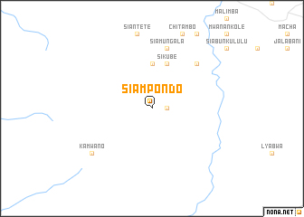 map of Siampondo