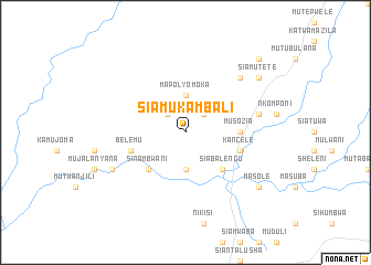 map of Siamukambali