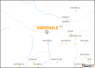 map of Siamundele