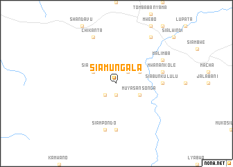 map of Siamungala