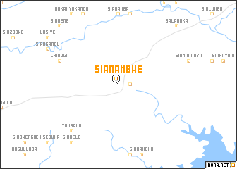 map of Sianambwe