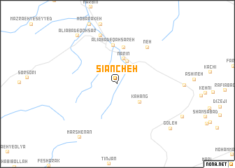 map of Sīāncheh