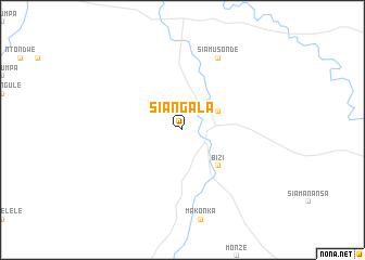 map of Siangala