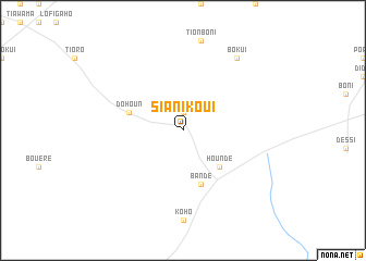 map of Sianikoui