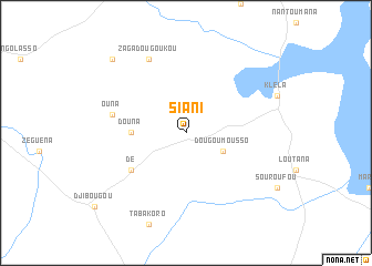 map of Siani