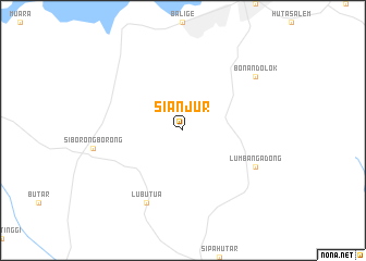 map of Sianjur