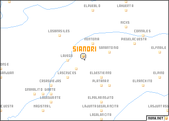 map of Siánori