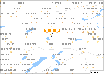 map of Sianowo