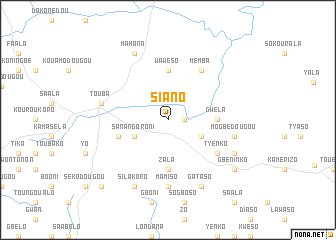 map of Siano