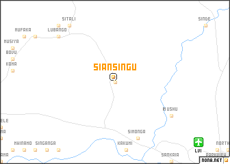 map of Siansingu