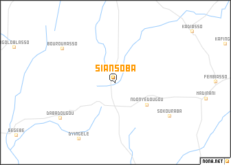 map of Siansoba