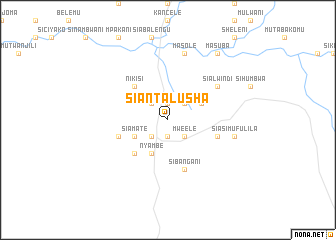 map of Siantalusha