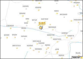 map of Sian