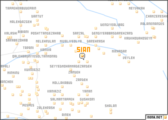 map of Sīān