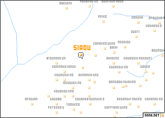 map of Siaou