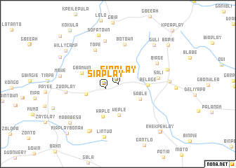 map of Siaplay